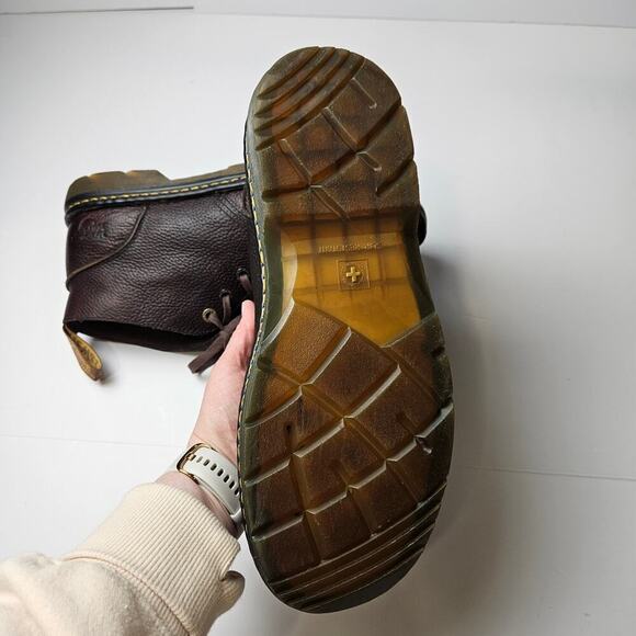 Clarks Men's Brown Leather Boots - Picture 3 of 9